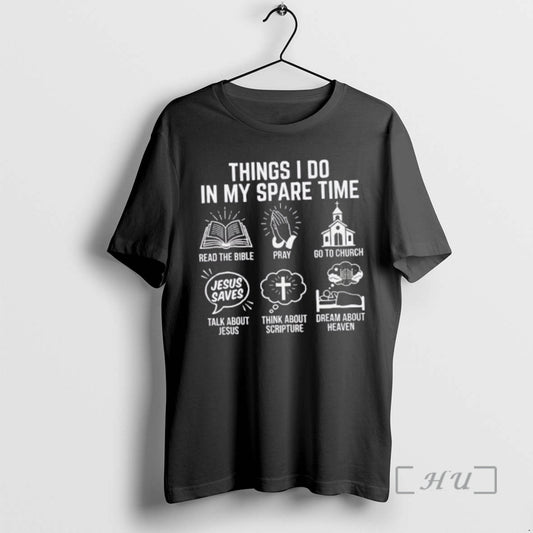 Officials Things I Do In My Spare Time With Jesus T-Shirts, Hoodie, Sweatshirt | InkThreadWorks.com