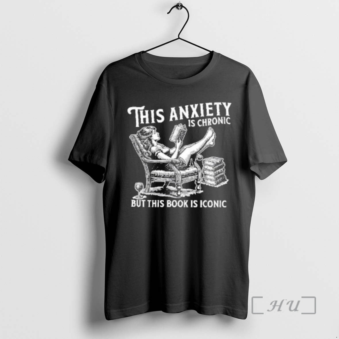 Officials This Anxiety Is Chronic But This Book Is Iconic T-Shirts, Hoodie, Sweatshirt | InkThreadWorks.com