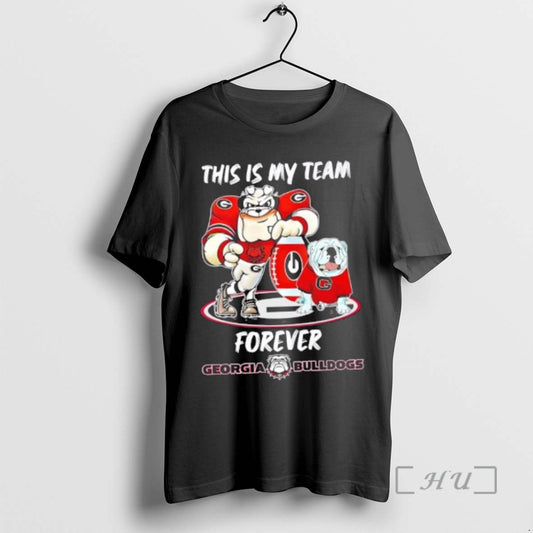 Officials This Is My Team Forever Georgia Bulldogs Mascot T-Shirts, Hoodie, Sweatshirt | InkThreadWorks.com
