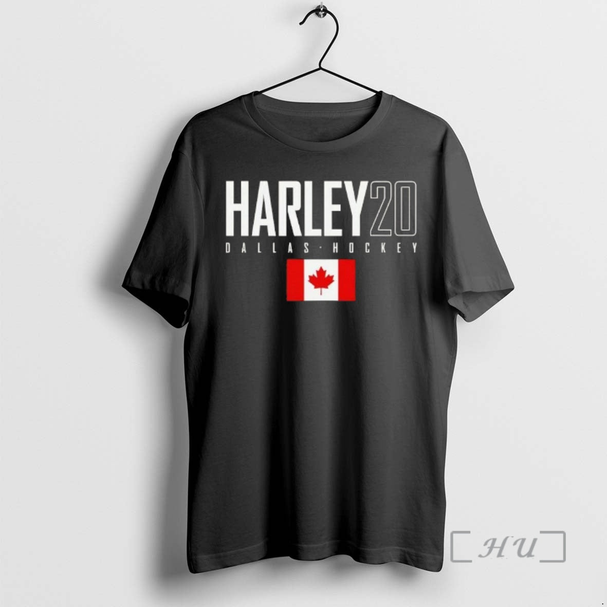 Officials Thomas Harley 20 Dallas Stars Canada Flag Elite