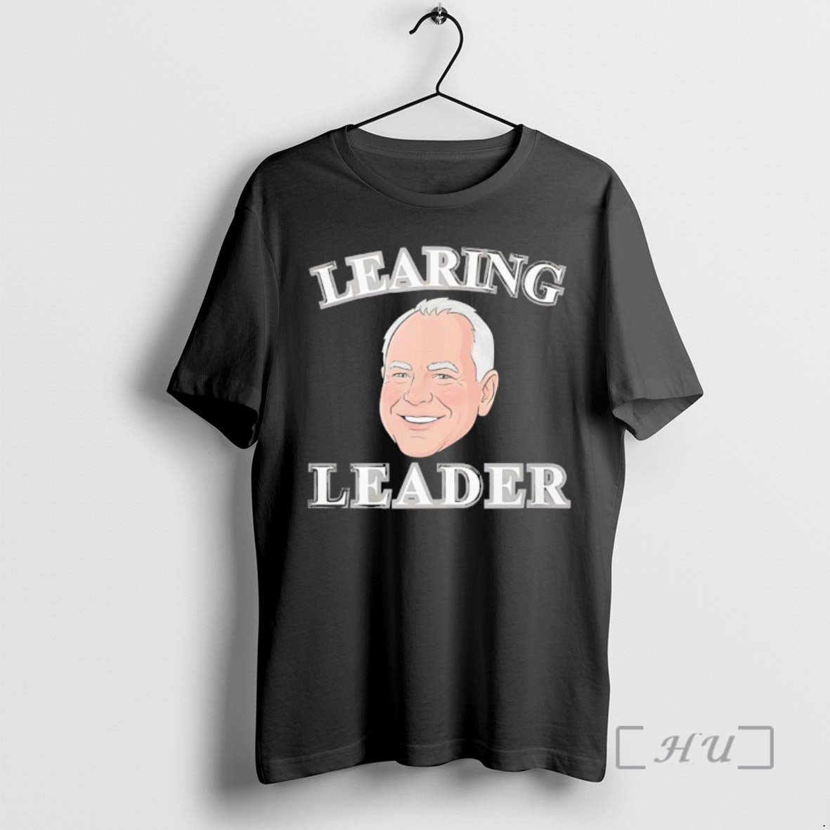 Officials Tim Walz Big Face Cartoon Learning Leader T-Shirts, Hoodie, Sweatshirt | InkThreadWorks.com