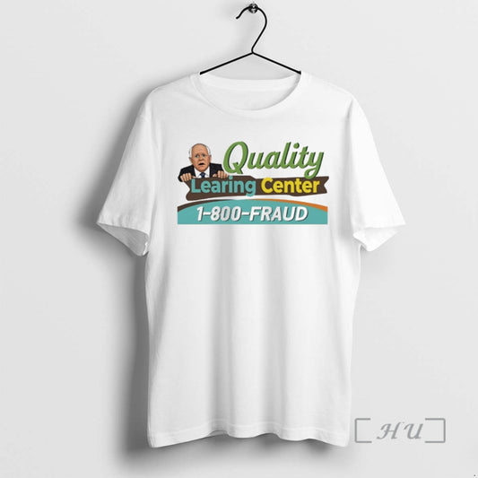 Officials Tim Walz Cartoon Quality Learning Center 1800 Fraud T-Shirts, Hoodie, Sweatshirt | InkThreadWorks.com