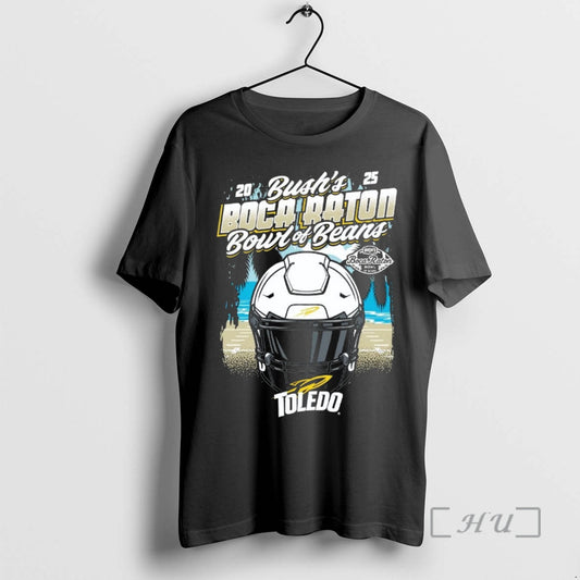 Officials Toledo Rockets 2025 Boca Raton Bowl Helmet T-Shirts, Hoodie, Sweatshirt | InkThreadWorks.com