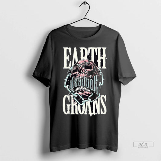 Officials Trendy Deadbolt Earth Groans Graphic Shirt Sweater