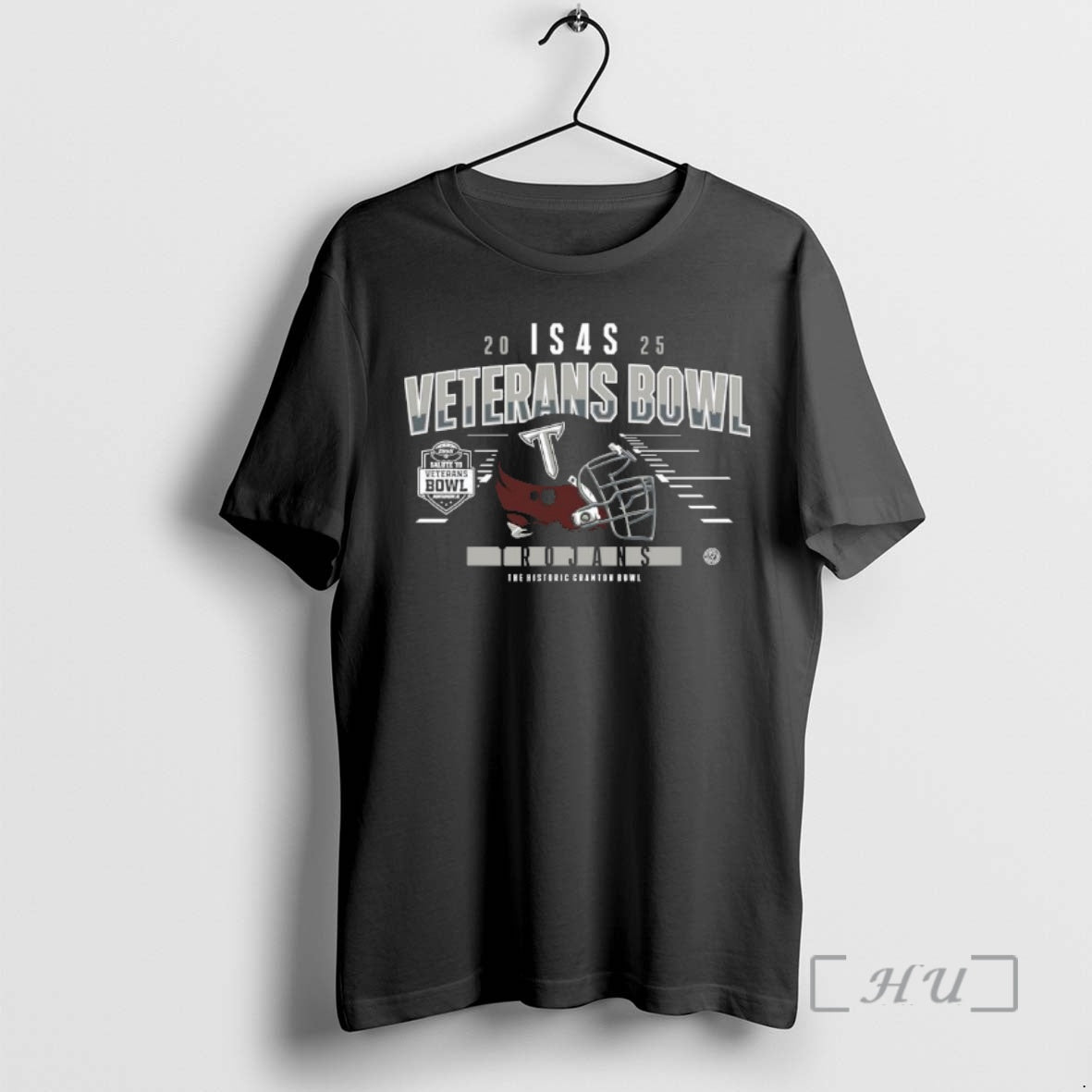 Officials Troy Trojans 2025 Veterans Bowl Helmet Bound T-Shirts, Hoodie, Sweatshirt | InkThreadWorks.com