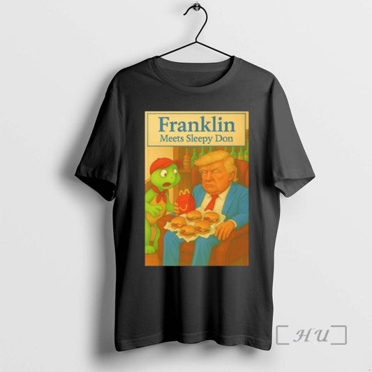 Officials Trump Mcdonalds Franklin Meets Sleepy Don T-Shirts, Hoodie, Sweatshirt | InkThreadWorks.com