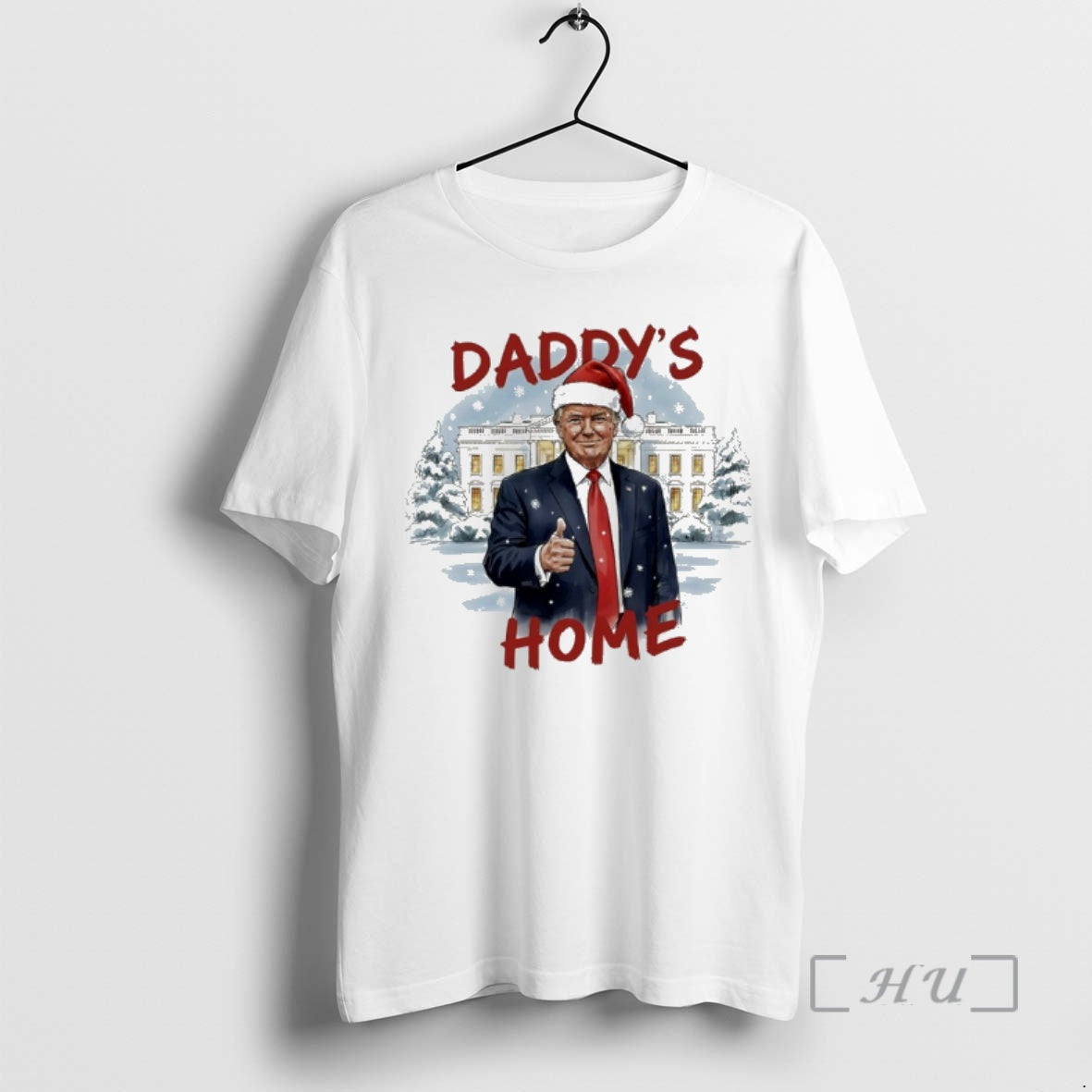 Officials Trump Santa Daddys Home White House Christmas T-Shirts, Hoodie, Sweatshirt | InkThreadWorks.com