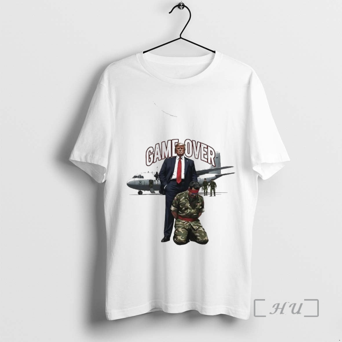 Officials Trump Raided Nicolas Maduro Game Over T-Shirts, Hoodie, Sweatshirt | InkThreadWorks.com
