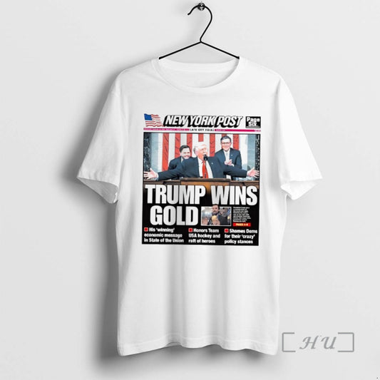 Officials Trump Wins Gold New York Post Cover