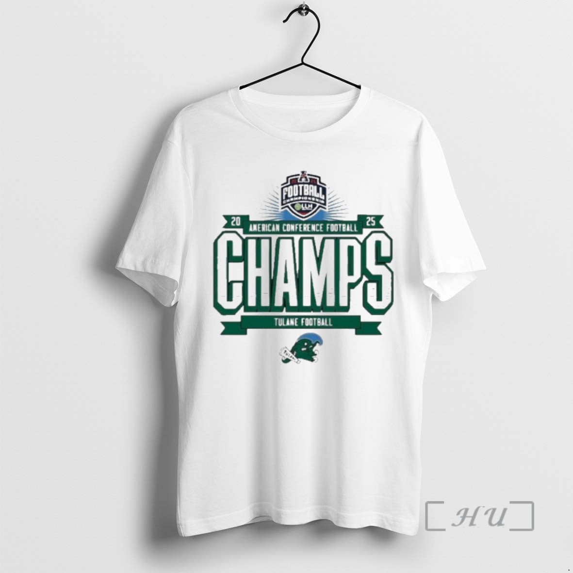 Officials Tulane Green Wave 2025 American Conference Football Champions T-Shirts, Hoodie, Sweatshirt | InkThreadWorks.com