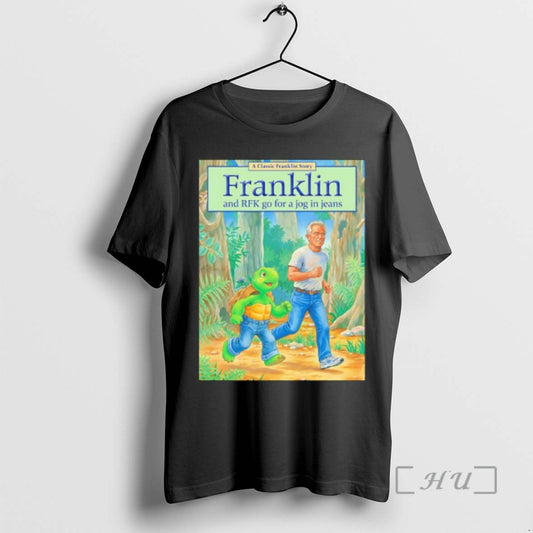 Officials Turtle Franklin And Rfk Go For A Jog In Jeans Pete Hegseth Meme Premium T-Shirts, Hoodie, Sweatshirt