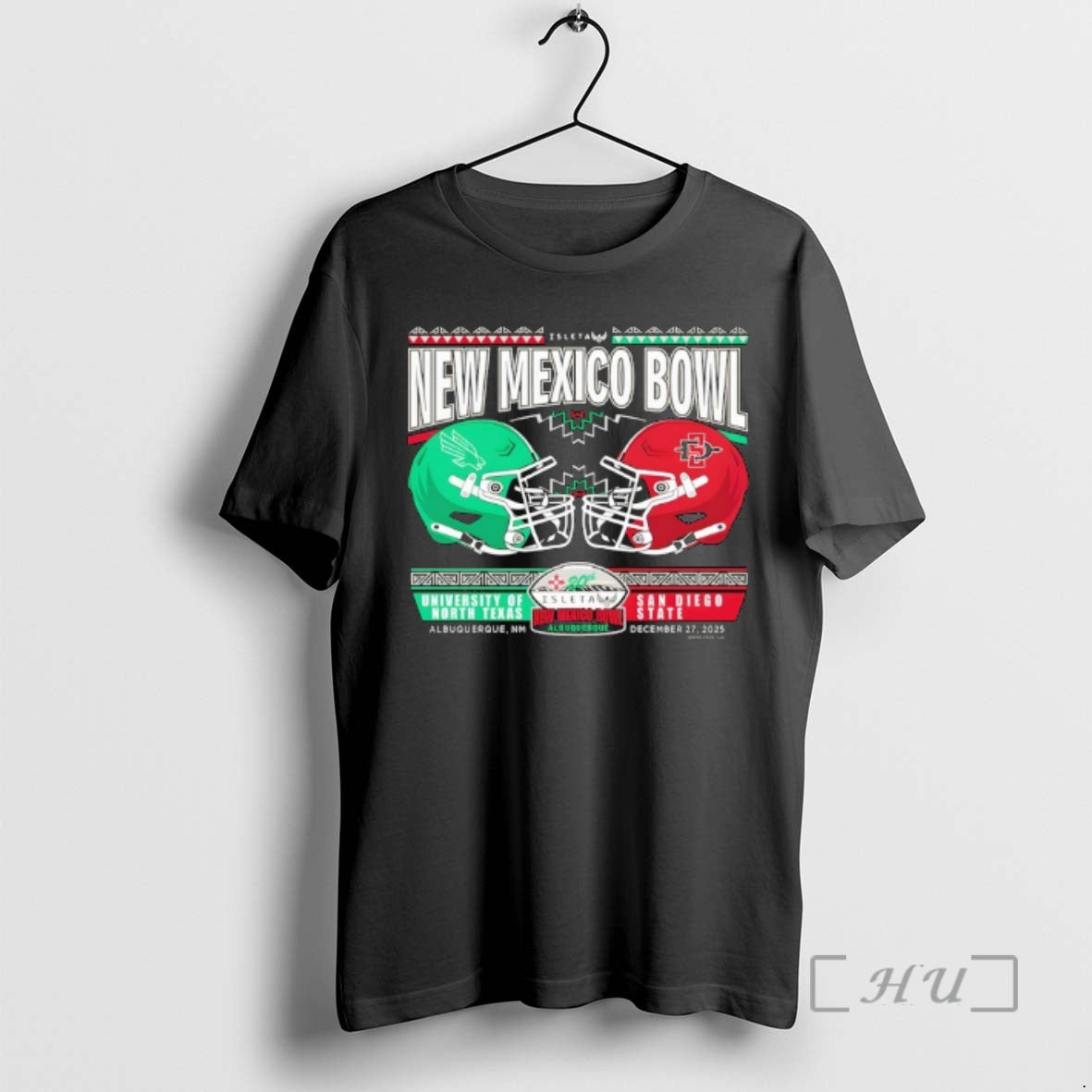Officials University Of North Texas X San Diego State 2025 Isleta New Mexico Bowl Premium T-Shirts, Hoodie, Sweatshirt