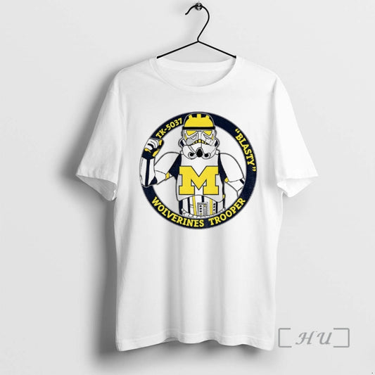 Officials University Of Michigan Wolverines Stormtrooper Tk 5037 Blasty T-Shirts, Hoodie, Sweatshirt | InkThreadWorks.com