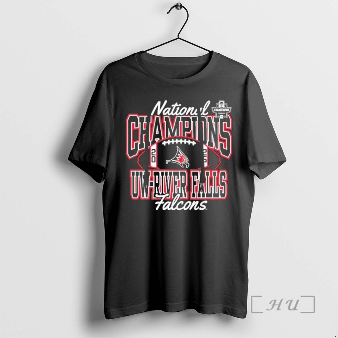 Officials University Of Wisconsin River Falls Football 2025 Diii National Champions Premium T Shirts Sweater Hoodie,...