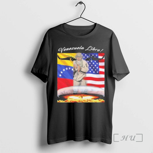 Officials Venezuela Libre Commemorating The Fall Of Nicolas Maduro T-Shirts, Hoodie, Sweatshirt | InkThreadWorks.com