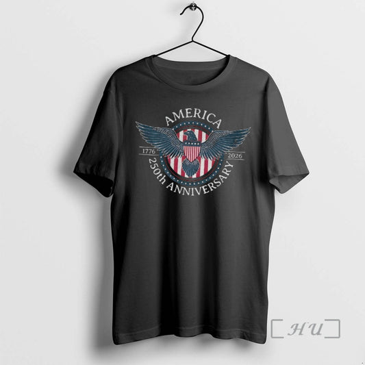 Officials Vintage Eagle 250th Anniversary1776 2026 Retro T-Shirts, Hoodie, Sweatshirt | InkThreadWorks.com