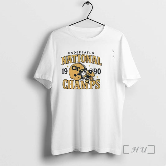 Officials Vintage Georgia Tech 1990 Undefeated National Champs T-Shirts, Hoodie, Sweatshirt | InkThreadWorks.com