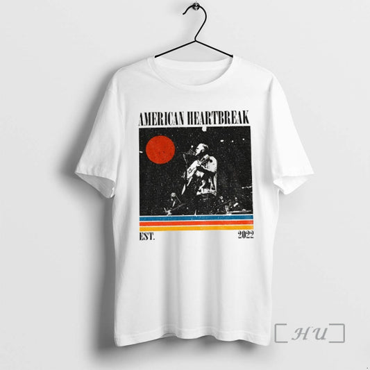 Officials Vintage Zach Bryan American Heartbreak Est 2022 T-Shirts, Hoodie, Sweatshirt | InkThreadWorks.com