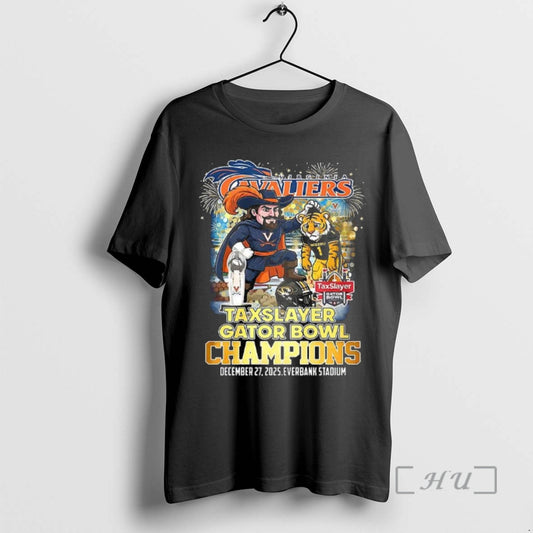 Officials Virginia Cavaliers Ncaa Taxslayer Gator Bowl Champions 2025 Everbank Stadium Premium T Shirts Sweater Hoodie,...