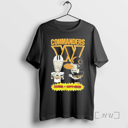 Officials Washington Commanders Beavis And Butt Head 2025 T-Shirts, Hoodie, Sweatshirt | InkThreadWorks.com
