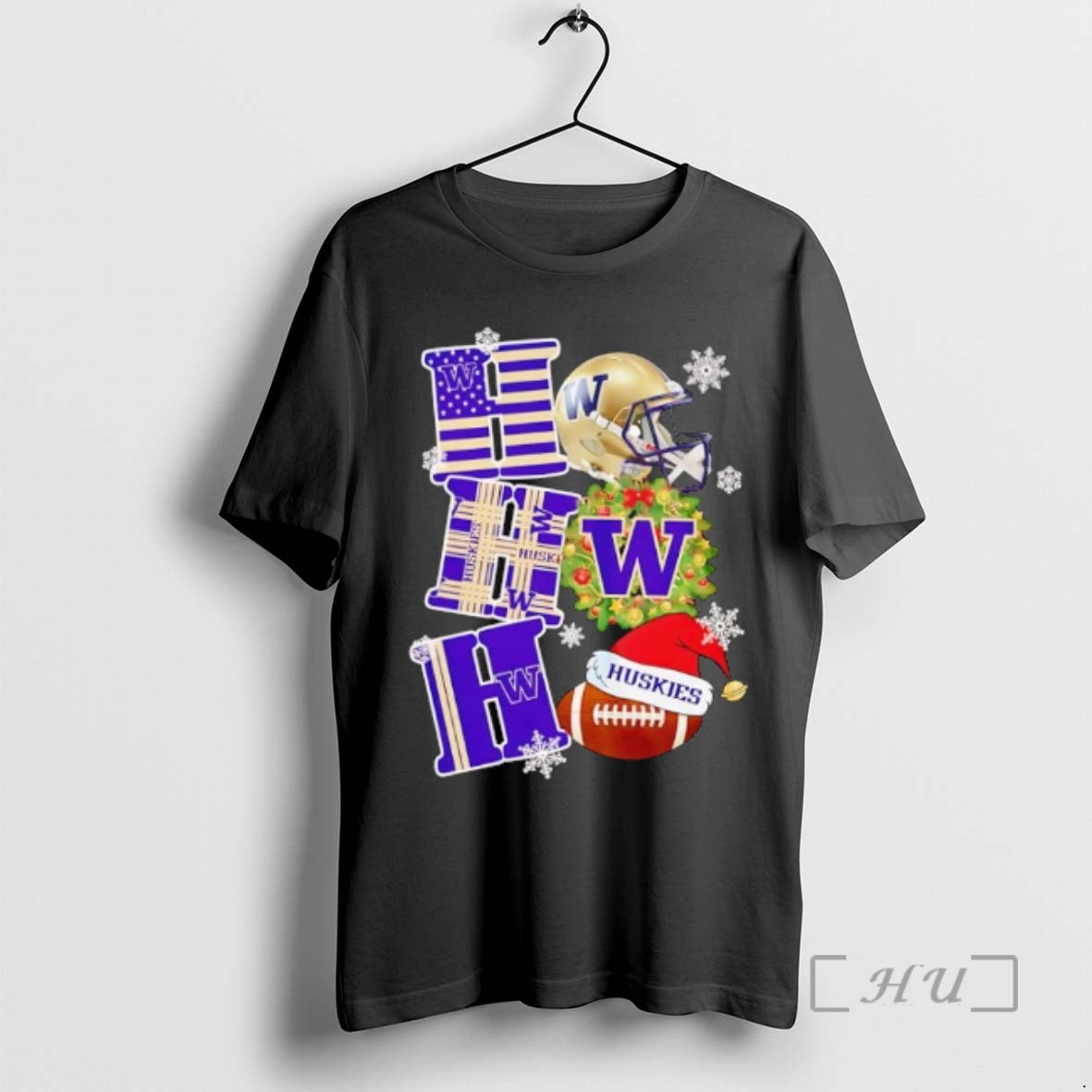 Officials Washington Huskies Ho Ho Ho Christmas T-Shirts, Hoodie, Sweatshirt | InkThreadWorks.com