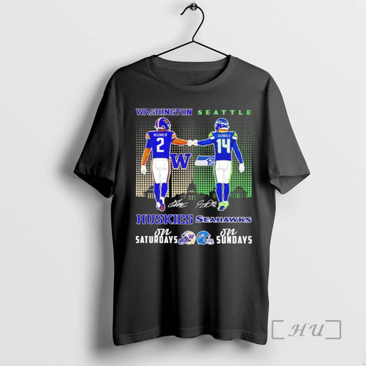 Officials Washington Seattle Huskies Seahawks Football Saturday Sunday T-Shirts, Hoodie, Sweatshirt | InkThreadWorks.com