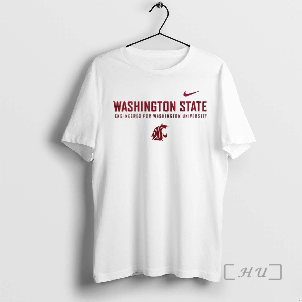 Officials Washington State Cougars Engineered For Washington University Double Sided Graphic Premium T Shirts Sweater...