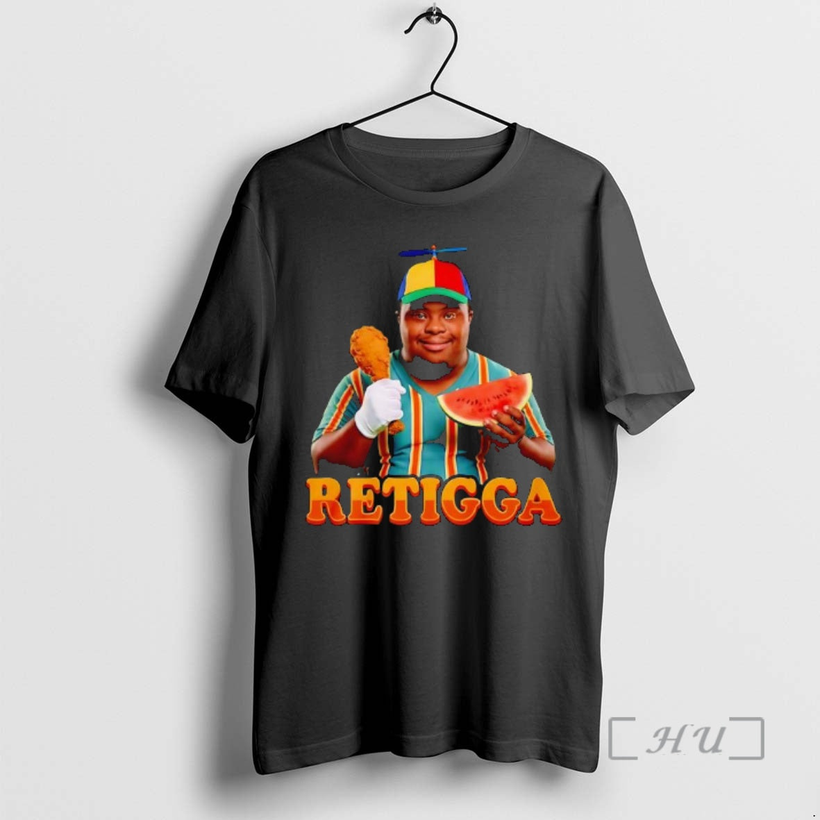 Officials Watermelon And Fried Chicken Retigga T-Shirts, Hoodie, Sweatshirt | InkThreadWorks.com