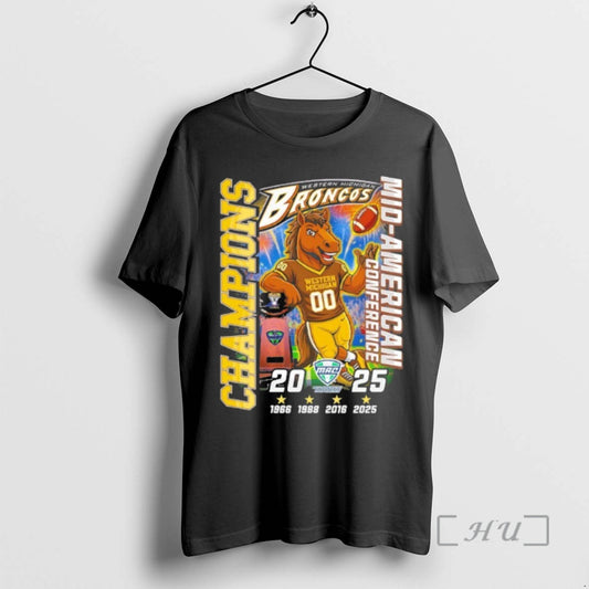 Officials Western Michigan Broncos Big 12 Conference Champions 2025 T-Shirts, Hoodie, Sweatshirt | InkThreadWorks.com