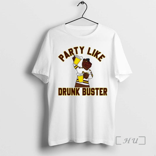 Officials Western Michigan University Buster Bronco Party Like Drunk Buster T-Shirts, Hoodie, Sweatshirt | InkThreadWorks.com