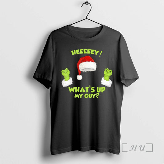 Officials Whats Up My Guy Meme Xmas Christmas T-Shirts, Hoodie, Sweatshirt | InkThreadWorks.com