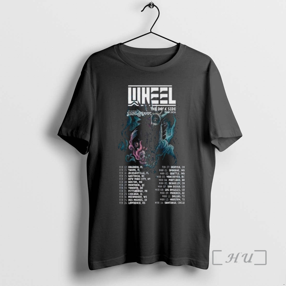 Officials Wheel North America Tour Feb 2026 T-Shirts, Hoodie, Sweatshirt