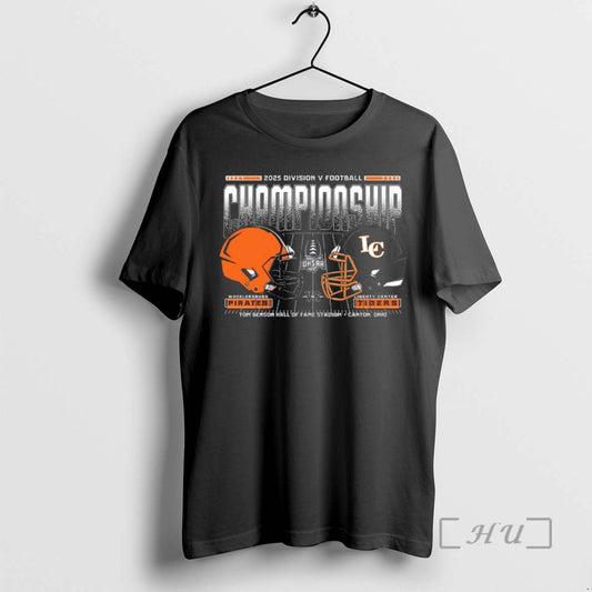 Officials Wheelersburg Pirates Vs Liberty Center Tigers 2025 Ohsaa Division 5 Football Championship Matchup Premium...