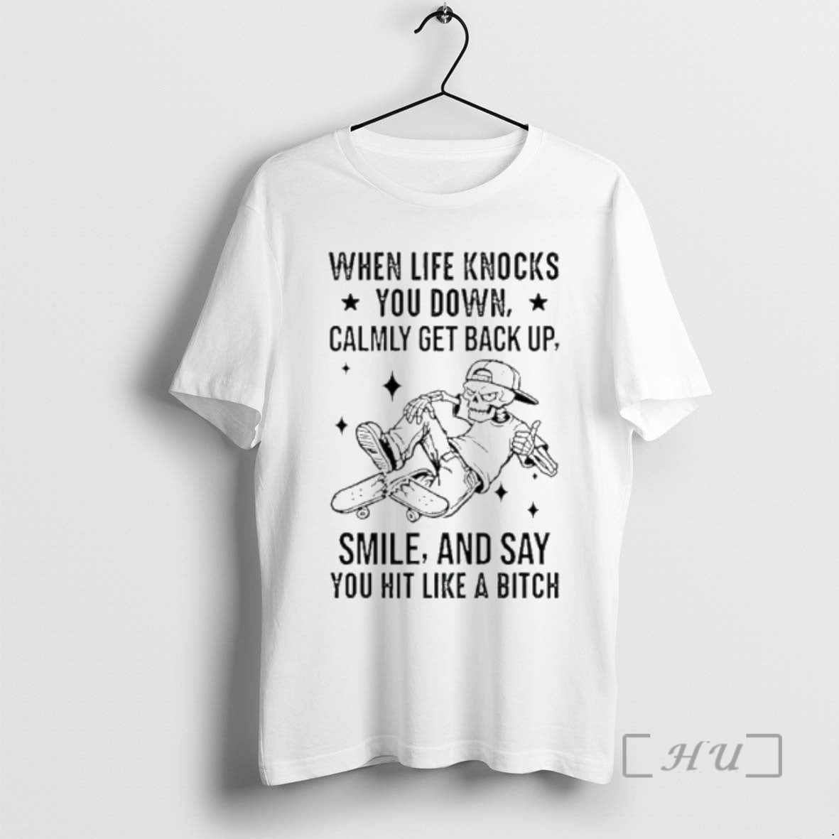 Officials When Life Knocks You Down Calmly Get Back Up Smile And Say You Hit T-Shirts, Hoodie, Sweatshirt
