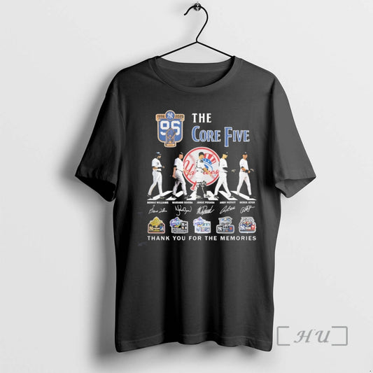 Officials Williams Rivera Posada Pettitte Jeter Core Five New York Yankees Baseball Abbey Road T-Shirts, Hoodie, Sweatshirt