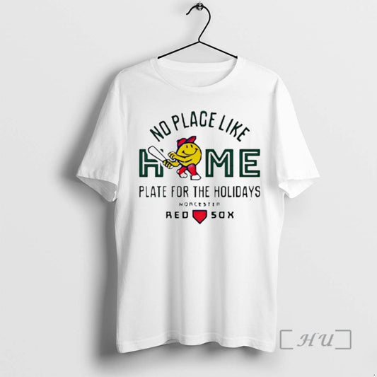 Officials Worcester Red Sox No Place Like Home Plate For The Holidays Christmas Premium T-Shirts, Hoodie, Sweatshirt