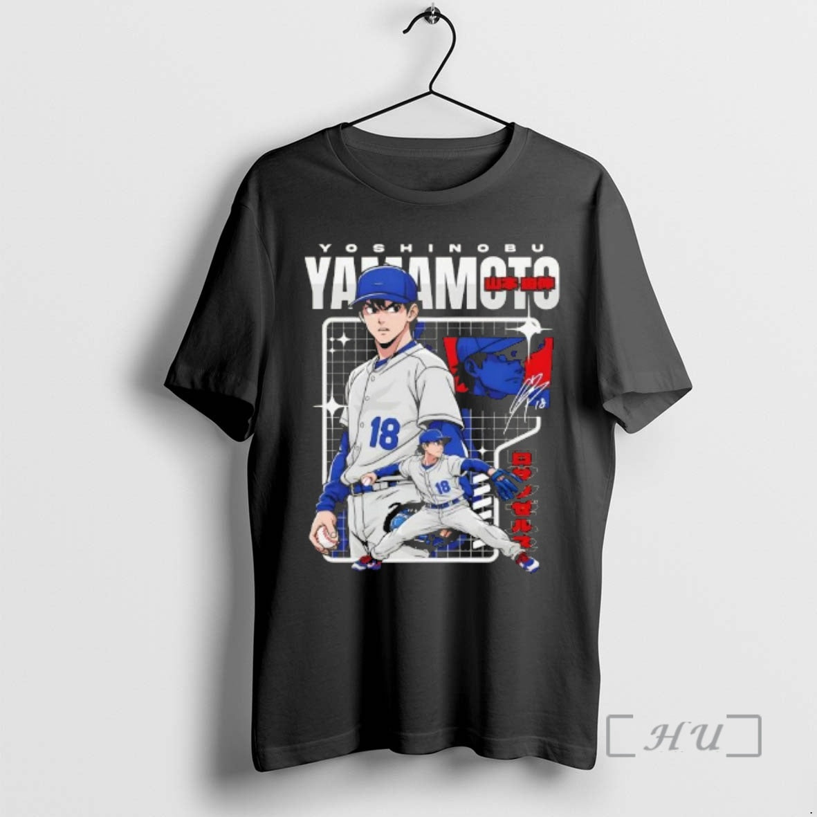 Officials Yoshinobu Yamamoto Los Angeles Dodgers Anime Baseball Signature