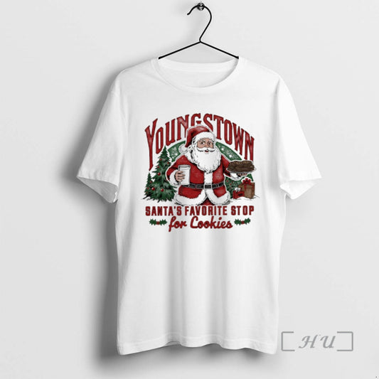 Officials Youngstown Santas Favorite Stop For Cookies T-Shirts, Hoodie, Sweatshirt | InkThreadWorks.com