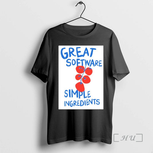 Officials Zeno Rocha Great Software Resend Studios Simple Ingredients T-Shirts, Hoodie, Sweatshirt | InkThreadWorks.com