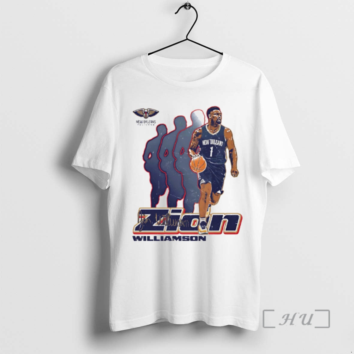 Officials Zion Williamson New Orleans Pelicans Retro Signature