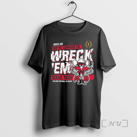 Officials Texas Tech Big 12 Champs Were Coming To Wreck Em 2025 26 Premium T-Shirts, Hoodie, Sweatshirt | InkThreadWorks.com