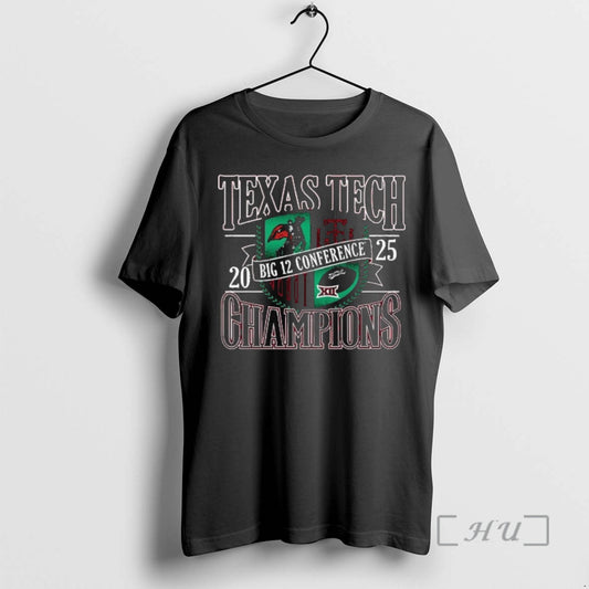 Officials Texas Tech Red Raiders 2025 Big 12 Champions Generation Talent Premium T Shirts Sweater Hoodie, Sweatshirt