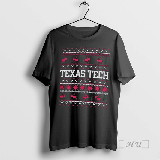 Officials Texas Tech Red Raiders Black Champion Christmas T-Shirts, Hoodie, Sweatshirt | InkThreadWorks.com