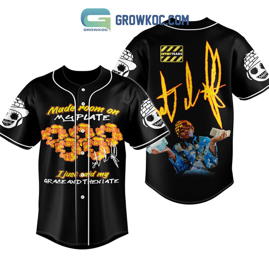 Offset Tears My Grace Fan Baseball Jersey
