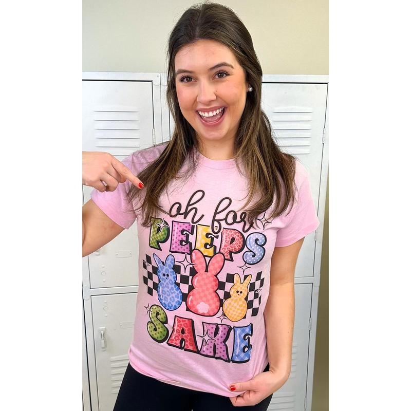 Oh For Peeps Sake Adult Graphic T-Shirt