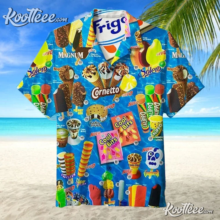 Oh Those Old Summers Those Old Ice Creams Unisex Hawaiian Shirt
