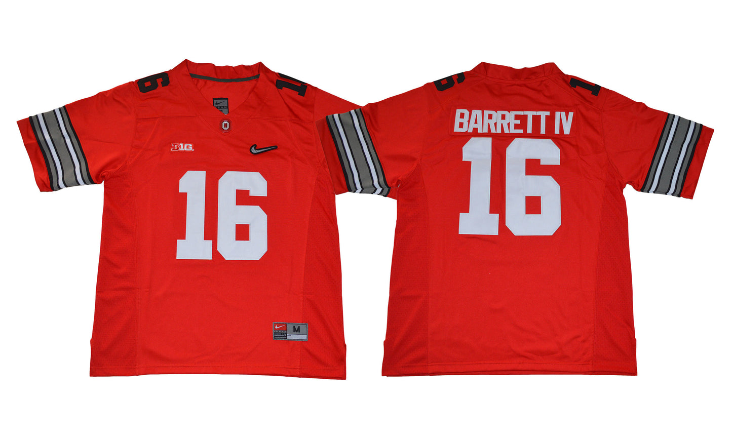 Ohio 16 J.T Barrett IV Diamond Red