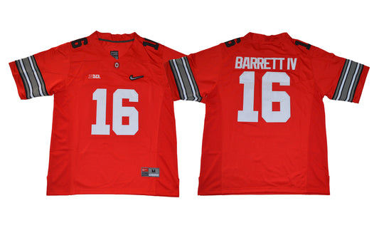 Ohio 16 J.T Barrett IV Diamond Red