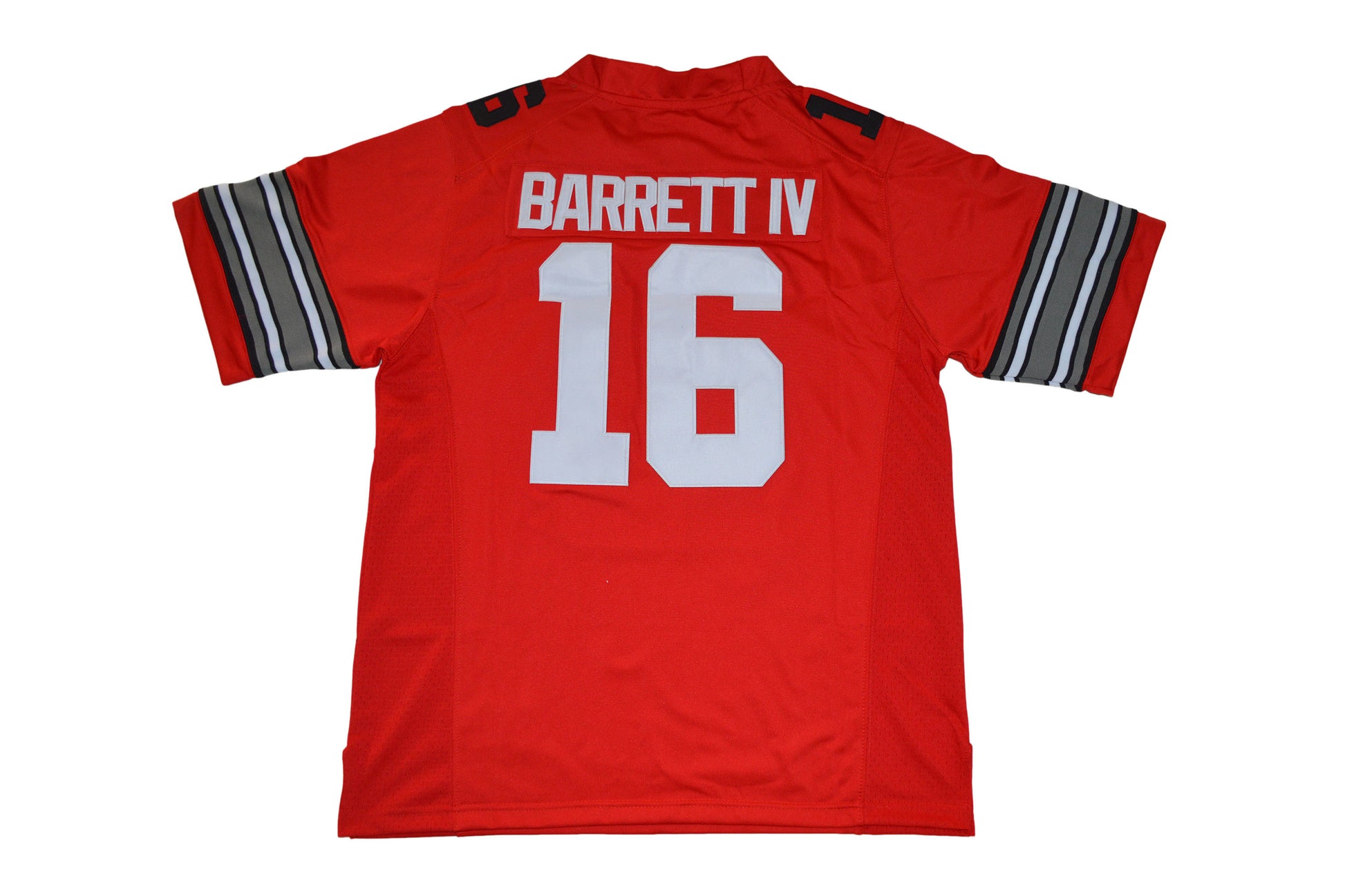 Ohio 16 J.T Barrett IV Diamond Red . Back