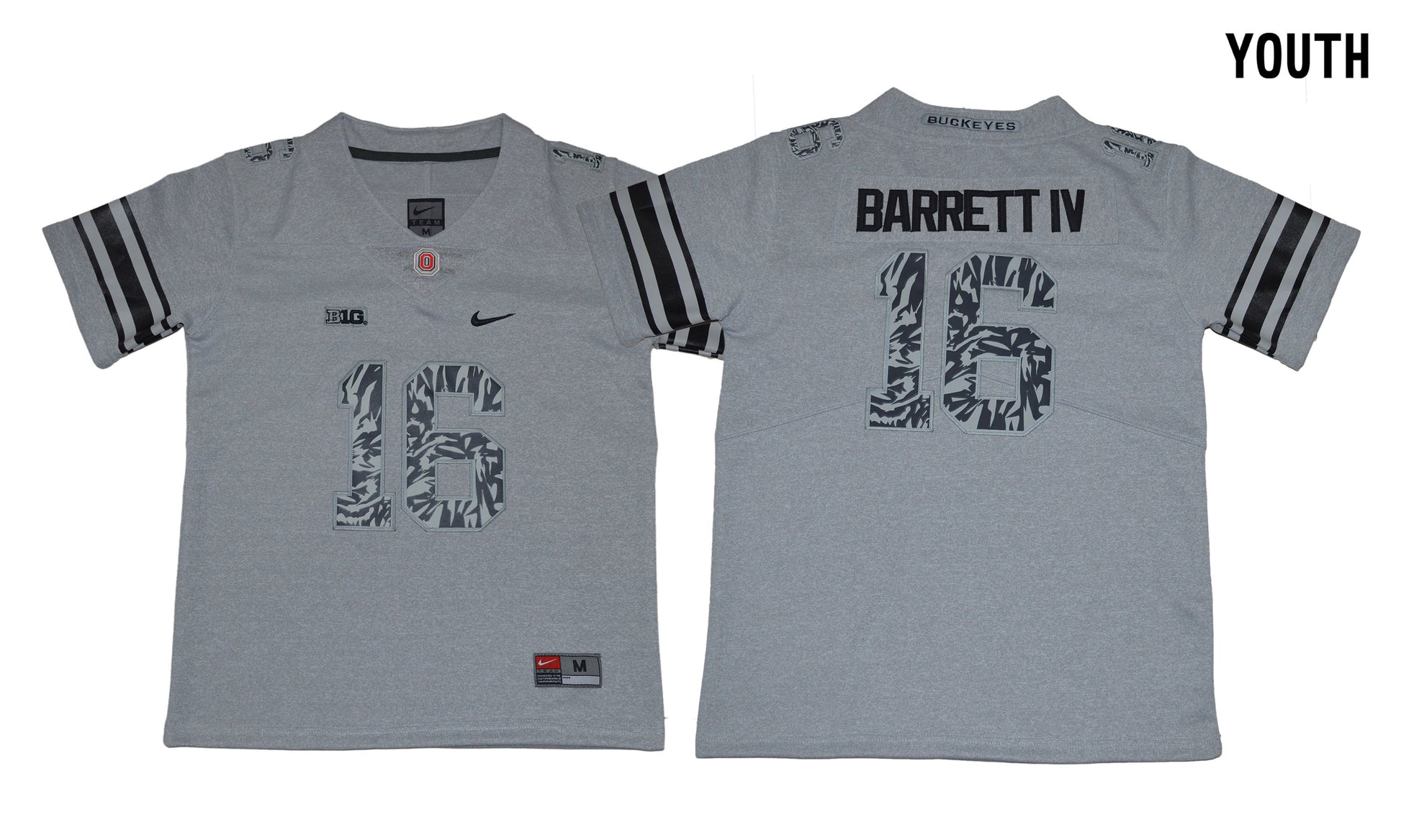 Ohio Light Carbon Gray Youth 16
